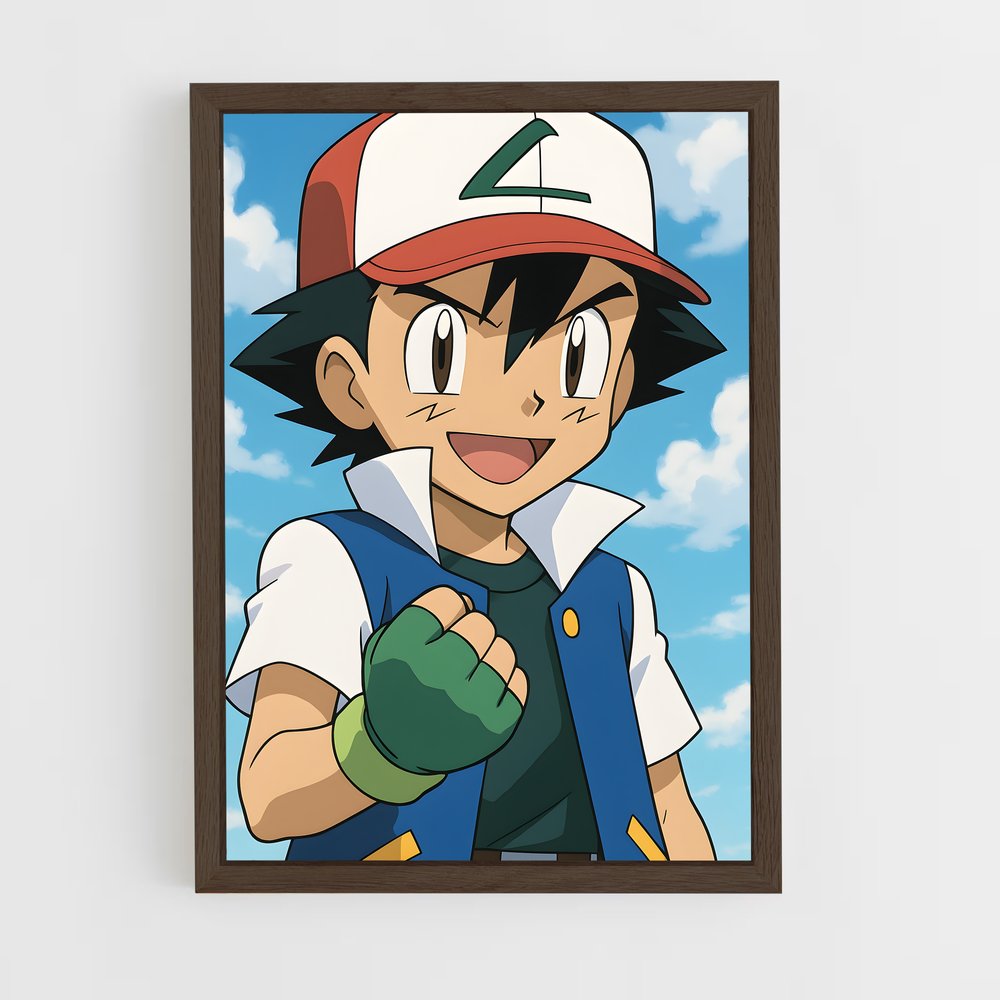 Poster Ash ketchum – affiche Pokemon (vue 5)